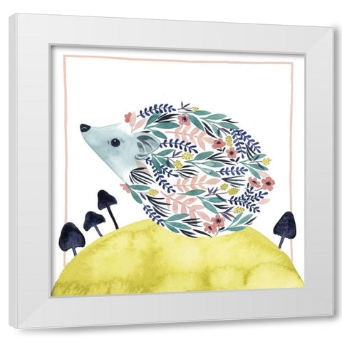 Friends of Clementine II White Modern Wood Framed Art Print by Popp, Grace