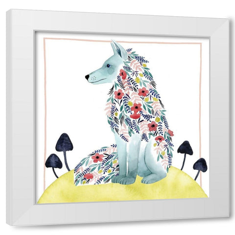 Friends of Clementine III White Modern Wood Framed Art Print by Popp, Grace