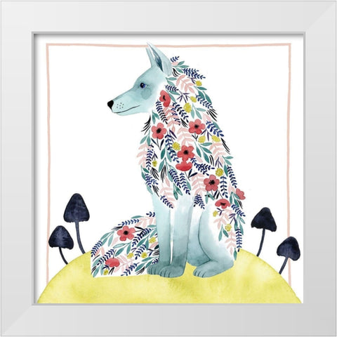 Friends of Clementine III White Modern Wood Framed Art Print by Popp, Grace