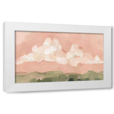 Pink Haze Sunset I White Modern Wood Framed Art Print by Scarvey, Emma