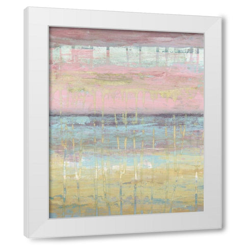 Dusted Horizon II White Modern Wood Framed Art Print by Goldberger, Jennifer
