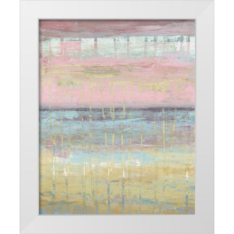 Dusted Horizon II White Modern Wood Framed Art Print by Goldberger, Jennifer