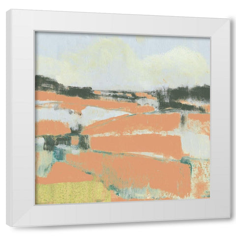 Coral Fields II White Modern Wood Framed Art Print by Goldberger, Jennifer