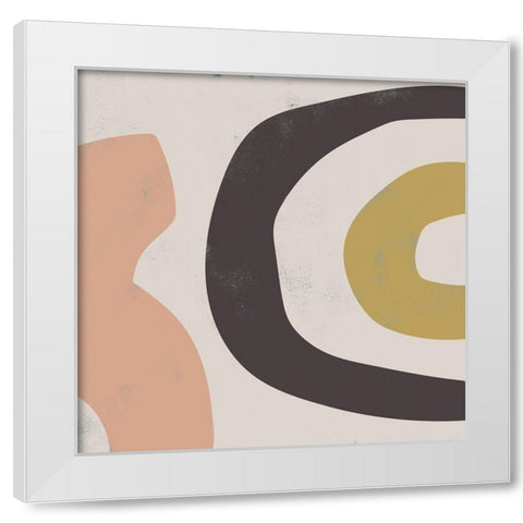 Sass I White Modern Wood Framed Art Print by Zarris, Chariklia