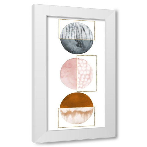 Magnified II White Modern Wood Framed Art Print by Popp, Grace