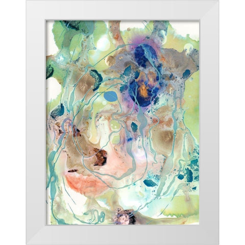 Merriment II White Modern Wood Framed Art Print by Ludwig, Alicia