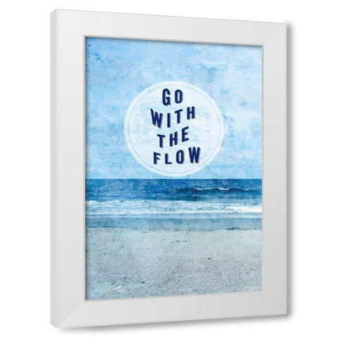 Paradise Sentiment I White Modern Wood Framed Art Print by Fagalde, Jarman