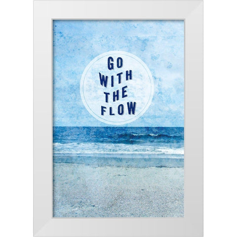 Paradise Sentiment I White Modern Wood Framed Art Print by Fagalde, Jarman