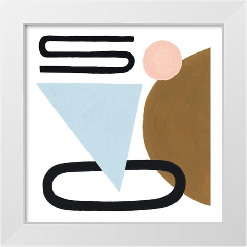 Informal Formation III White Modern Wood Framed Art Print by Popp, Grace