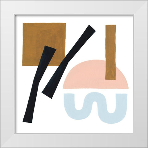 Informal Formation IV White Modern Wood Framed Art Print by Popp, Grace