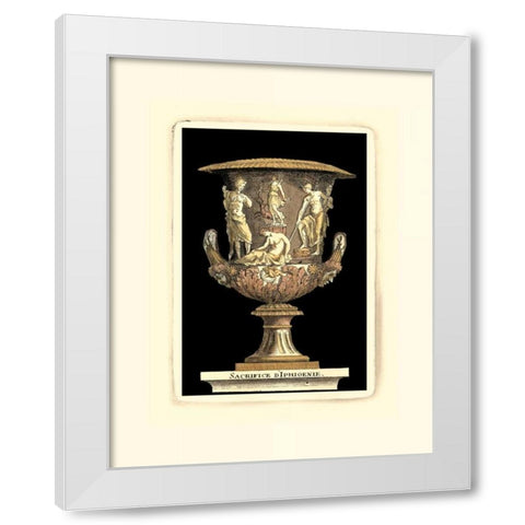 Renaissance Vase I White Modern Wood Framed Art Print by Vision Studio