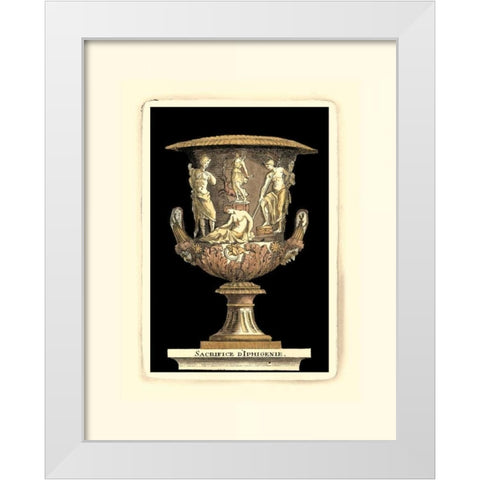 Renaissance Vase I White Modern Wood Framed Art Print by Vision Studio