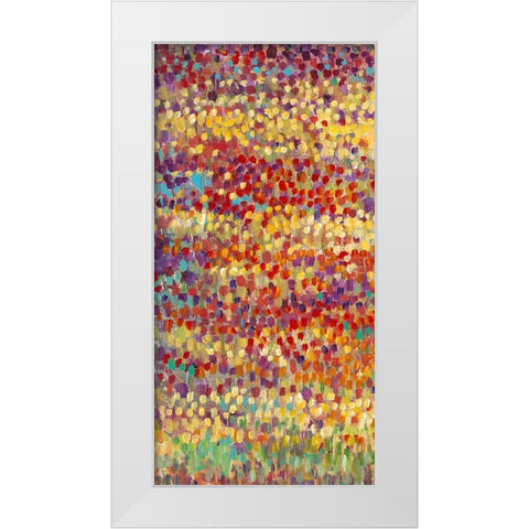 Tulips in Bloom I White Modern Wood Framed Art Print by OToole, Tim