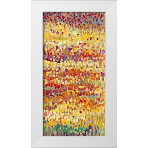 Tulips in Bloom II White Modern Wood Framed Art Print by OToole, Tim