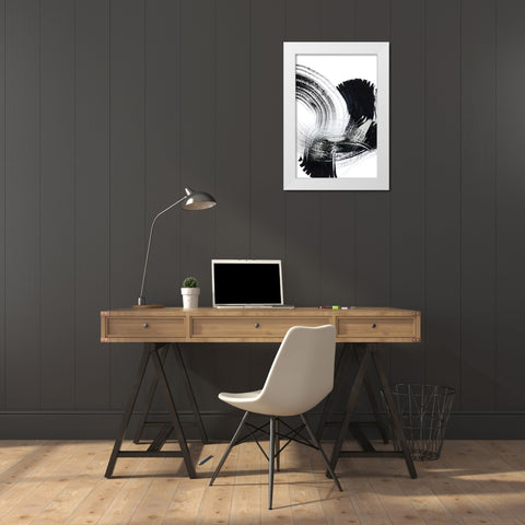 Your Move on White III White Modern Wood Framed Art Print by Chandler, Sharon