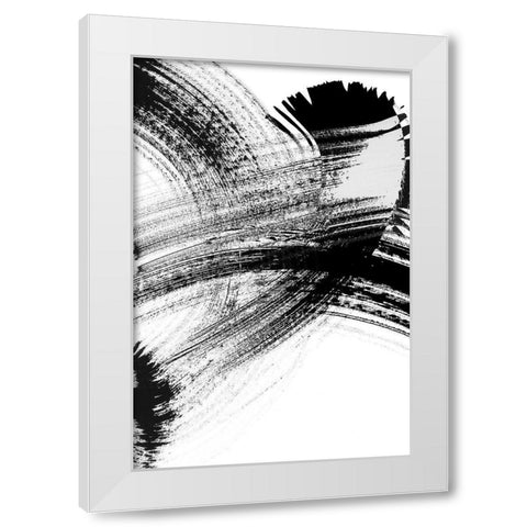 Your Move on White V White Modern Wood Framed Art Print by Chandler, Sharon