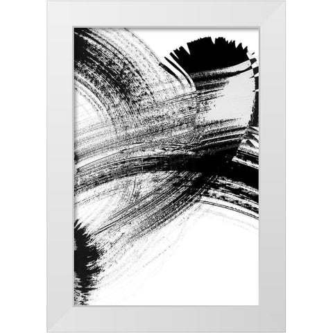 Your Move on White V White Modern Wood Framed Art Print by Chandler, Sharon