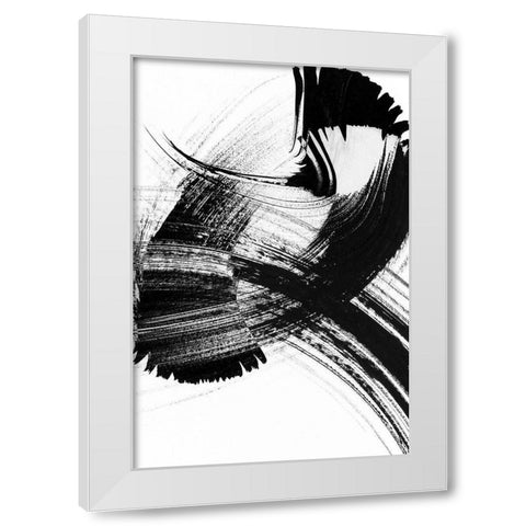 Your Move on White VI White Modern Wood Framed Art Print by Chandler, Sharon