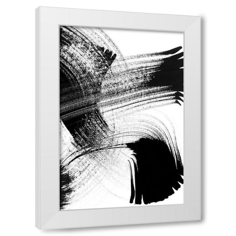 Your Move on White VII White Modern Wood Framed Art Print by Chandler, Sharon