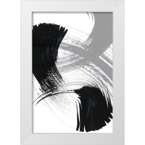 Reveal I White Modern Wood Framed Art Print by Chandler, Sharon