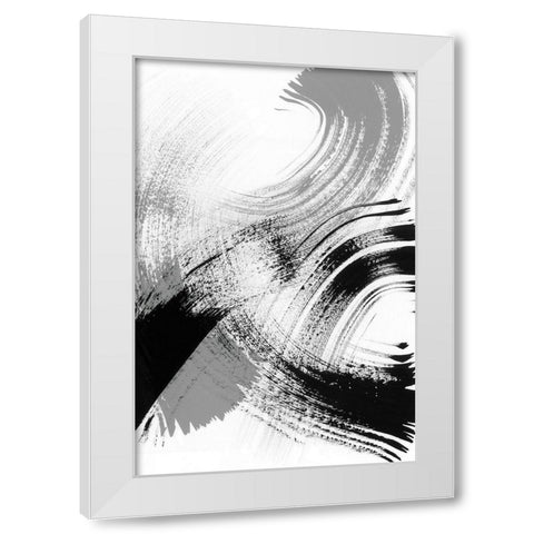 Reveal III White Modern Wood Framed Art Print by Chandler, Sharon