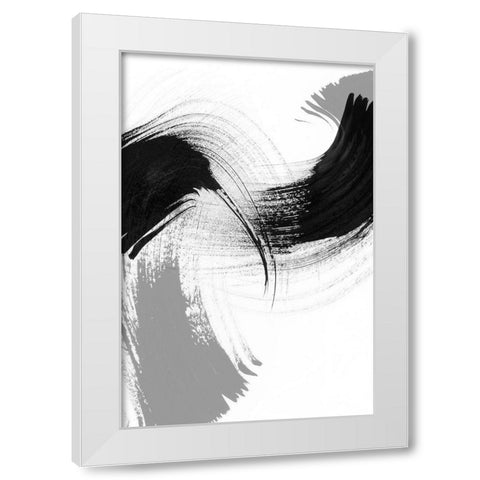 Reveal IV White Modern Wood Framed Art Print by Chandler, Sharon