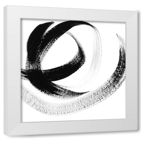 Follow Me IV White Modern Wood Framed Art Print by Chandler, Sharon