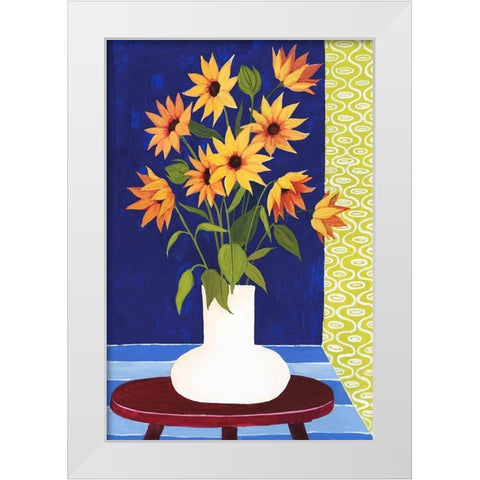 Flowers for Friday II White Modern Wood Framed Art Print by Popp, Grace