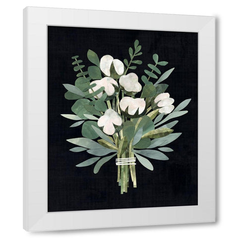Cut Paper Bouquet II White Modern Wood Framed Art Print by Borges, Victoria