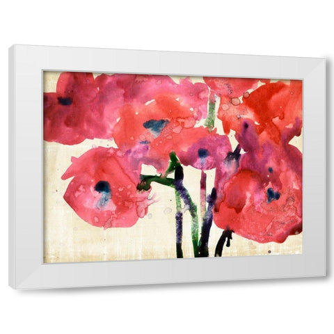 Blossom View II White Modern Wood Framed Art Print by Dixon, Samuel