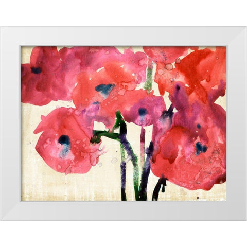Blossom View II White Modern Wood Framed Art Print by Dixon, Samuel