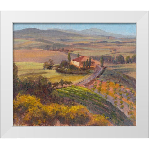 Nostalgic Tuscany I White Modern Wood Framed Art Print by Iafrate, Sandra