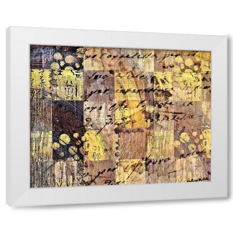 Of the World I White Modern Wood Framed Art Print by Perkins, Greg