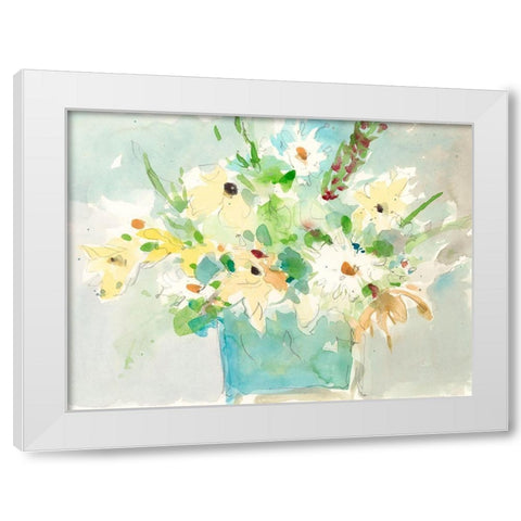 Garden Inspiration II White Modern Wood Framed Art Print by Dixon, Samuel