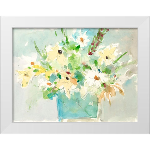 Garden Inspiration II White Modern Wood Framed Art Print by Dixon, Samuel