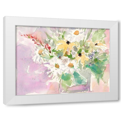Garden Inspiration III White Modern Wood Framed Art Print by Dixon, Samuel