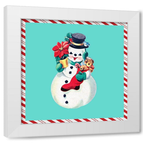 1955 Christmas I White Modern Wood Framed Art Print by Ludwig, Alicia