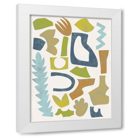 Swift II White Modern Wood Framed Art Print by Zarris, Chariklia