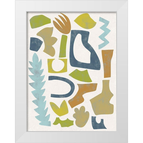 Swift II White Modern Wood Framed Art Print by Zarris, Chariklia