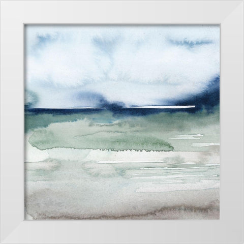 Uplands I White Modern Wood Framed Art Print by Popp, Grace