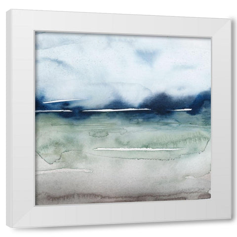 Uplands II White Modern Wood Framed Art Print by Popp, Grace