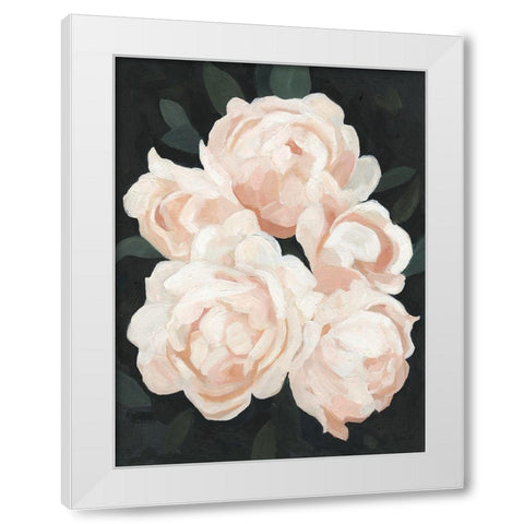 Nighttime Flora II White Modern Wood Framed Art Print by Scarvey, Emma