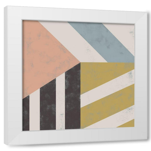 Stride II White Modern Wood Framed Art Print by Zarris, Charliklia