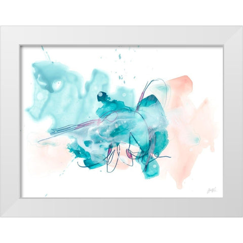 Pileus I White Modern Wood Framed Art Print by Vess, June Erica