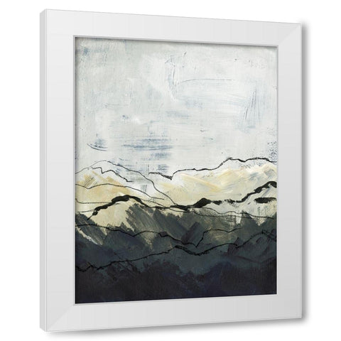 Winter Mountains I White Modern Wood Framed Art Print by Parker, Jennifer Paxton