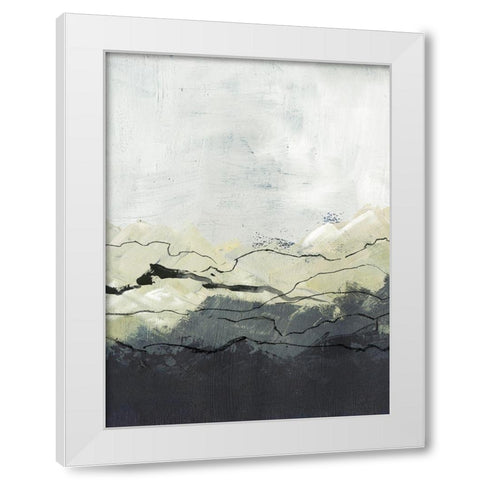 Winter Mountains II White Modern Wood Framed Art Print by Parker, Jennifer Paxton