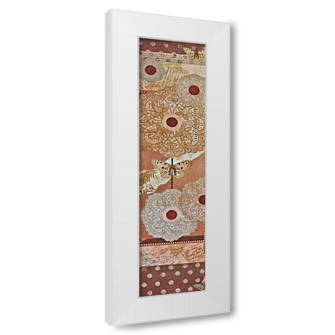 Lace Flower II White Modern Wood Framed Art Print by Perkins, Greg