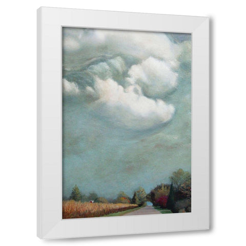 Beach Lane Wainscott Beach White Modern Wood Framed Art Print by Romm, Steven