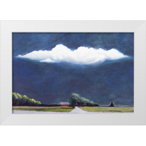 Going To Sag Harbor White Modern Wood Framed Art Print by Romm, Steven