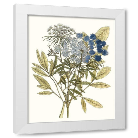 Lacy Leaves I White Modern Wood Framed Art Print by Unknown
